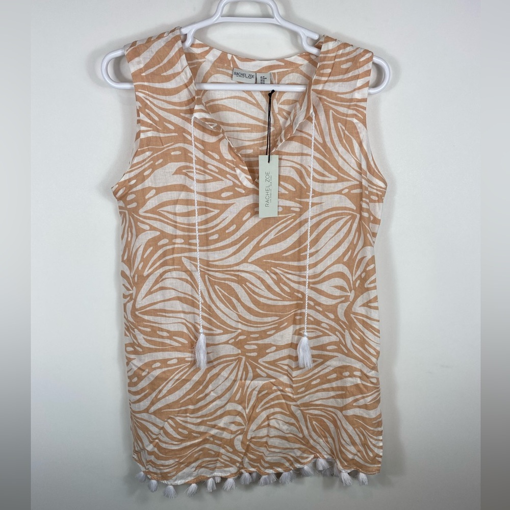 Rachel Zoe Swim cover up dress Medium Linen
